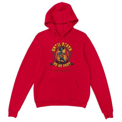 UDDUP Uke-ternity - Classic Unisex Pullover Hoodie - Uke Tastic - Red - Free Delivery - Uke Tastic