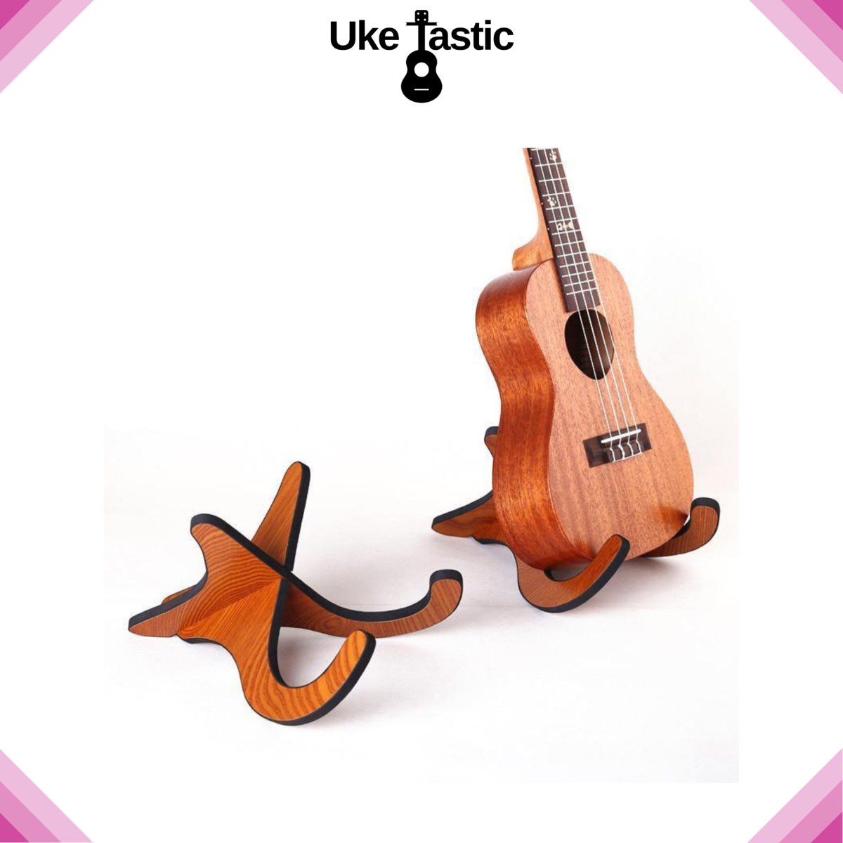 Ukulele Wooden Foldable Stand - Uke Tastic