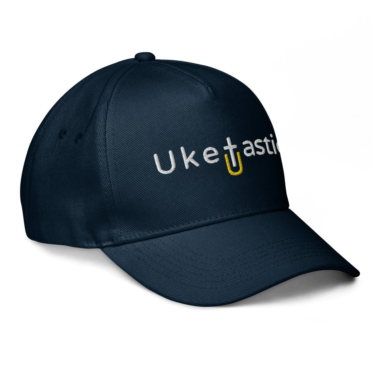 UT - Crucifix of Jesus Christ Classic Christian Logo Design Baseball Cap - Uke Tastic - French Navy - Fashion Accessories - Uke Tastic Ukuleles