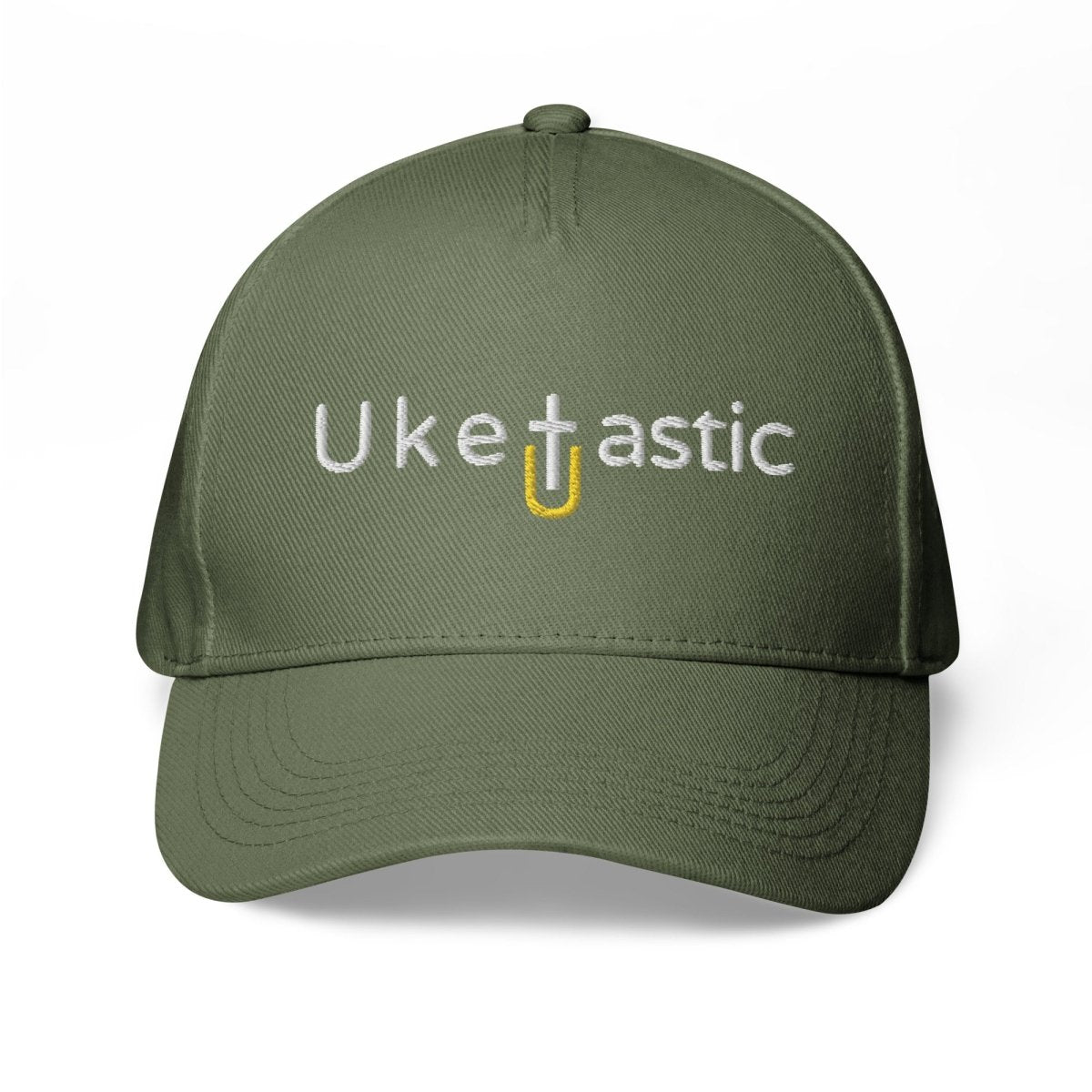 UT - Crucifix of Jesus Christ Classic Christian Logo Design Baseball Cap - Uke Tastic - Olive Green - Fashion Accessories - Uke Tastic Ukuleles